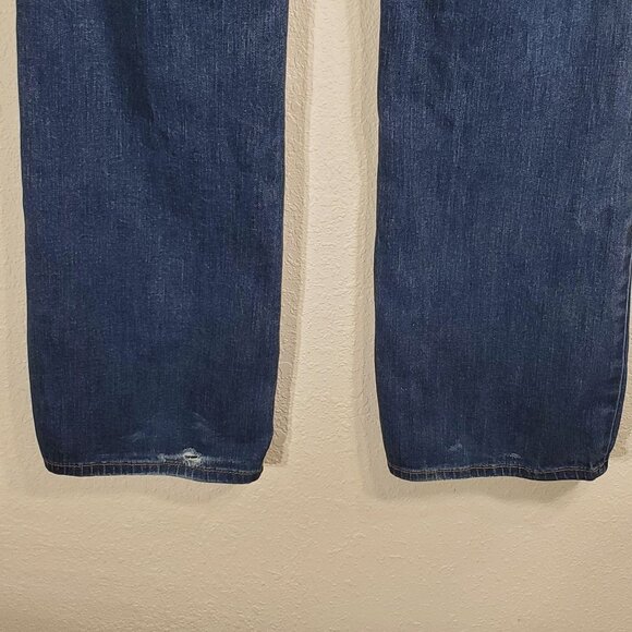 American Eagle Outfitters Womens Slim Boot Jeans Size 8 Long Stretch Blue Denim - Picture 13 of 13